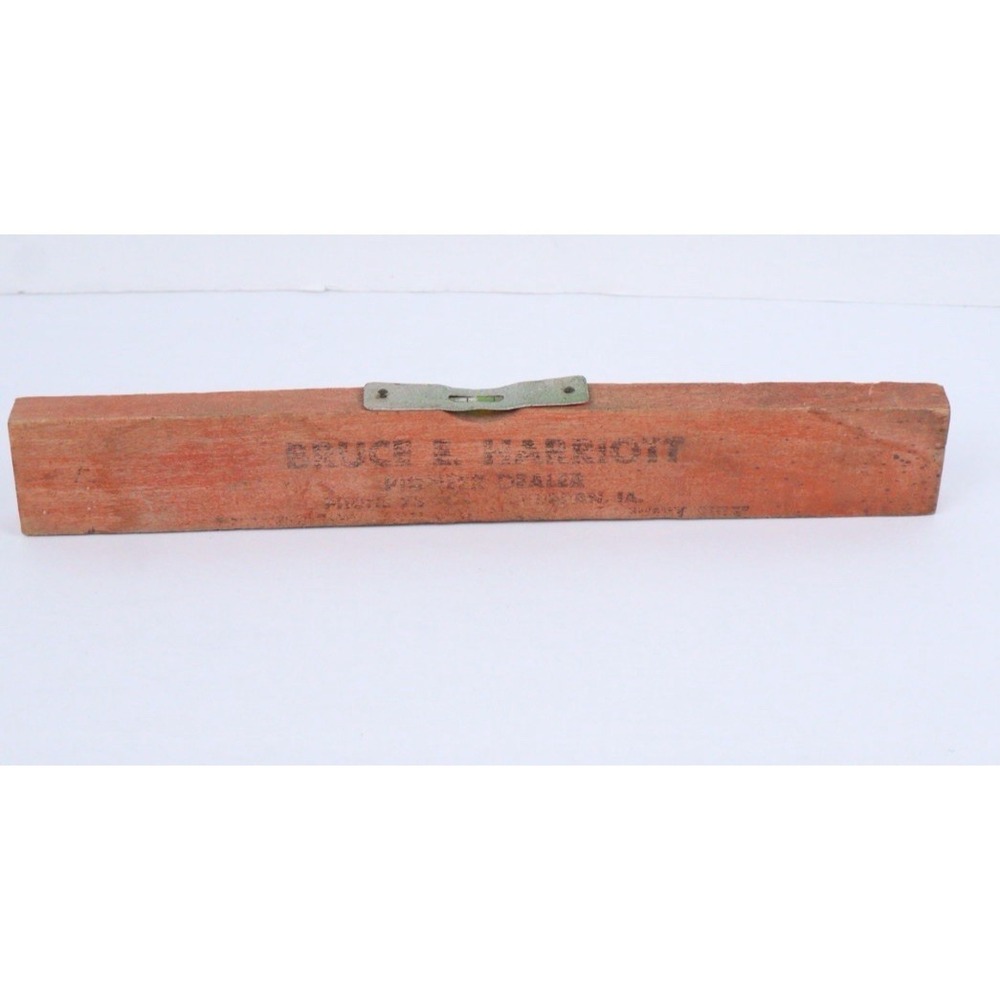 VTG Advertising Wood Level Tools (2) Hoyle Oil Co. Churdan Iowa Pioneer‎ Seeds - Picture 5 of 10
